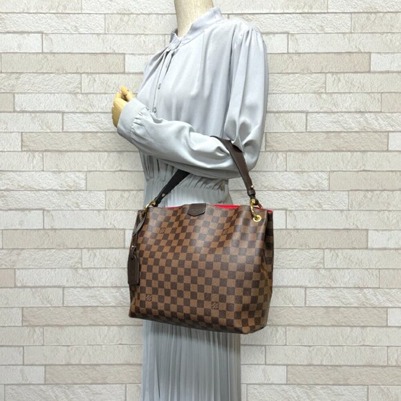 LOUIS VUITTON Brown Damier Shoulder Bag - Picture 2 of 6